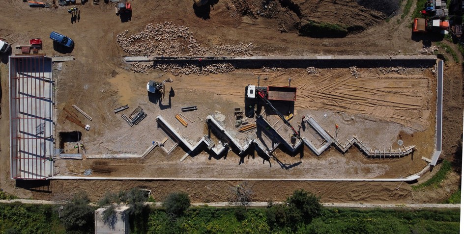 Execució de la plataforma del Punt Verd de Selva
